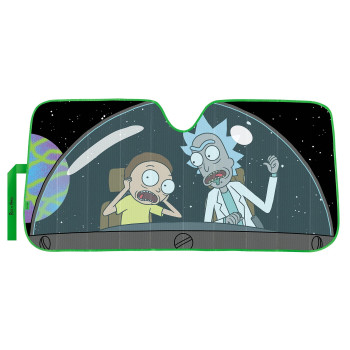 Rick & Morty 821457 Cockpit Accordion Car Sunshade