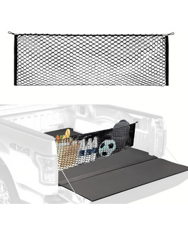 Upgrade Tailgate Bed Cargo Net Compatible with 2005 to 2022 2023 2024 Tacoma