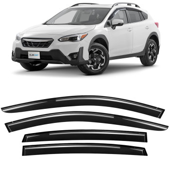 Clim Art Incredibly Durable Rain Guards For Subaru Xv Crosstreksubaru Impreza 20172023 Hatchback Original Tapeon Window Defl