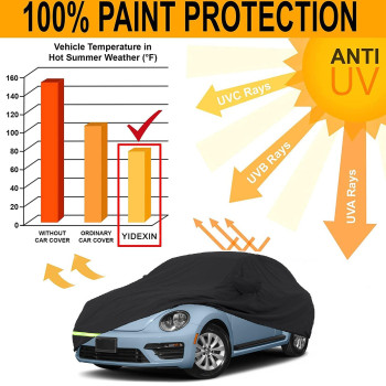 Yixin Waterproof Car Covers For 19982024 Volkswagen New Beetle 190T Covers Customer Fit 100 Waterproof Windproof Strap Doubl