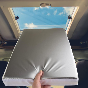 Waterproof Non Slip RV Vent Insulator and Camper Shower Skylight Cover with Reflective Surface, Energy Savings, Fits 14x22 RV Vents