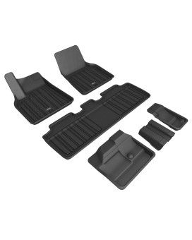 3D MAXpider TESLA MODEL Y 7-SEAT 2021-2022 ELITECT BLACK R1 R2 R3