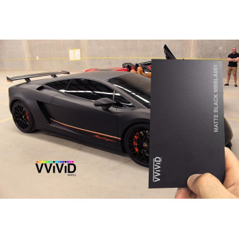 Satin Flat Matte Stealth Jet Black 5Ft X 29Ft Vinyl Wrap Roll With Air Release Technology