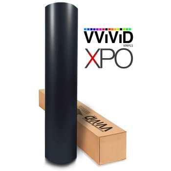 Satin Flat Matte Stealth Jet Black 5Ft X 29Ft Vinyl Wrap Roll With Air Release Technology