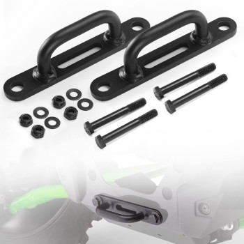 A Utv Pro Utv Teryx Front Rear Tow Hook Compatible With 2020 2021 2022 2023 Kawasaki Teryx Krx 1000 Accessories Replace Oem