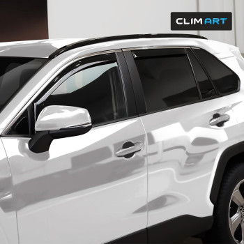 Clim Art Inchannel Incredibly Durable Rain Guards For Toyota Rav4 20192024 Original Window Deflectors Vent Deflector Vent W