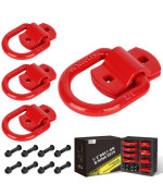 Autobots 12 Heavy Duty Bolton Forged D Ring 12000Lbs Break Strength Tie Down Anchors Hooks For Trailers Trucks And Cargo