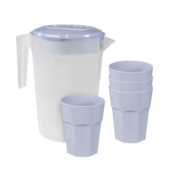 CAMP CASUAL 6-PIECE PITCHER & TUMBL