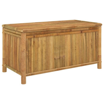 vidaXL Patio Storage Box 43.3x20.5x21.7 Bamboo