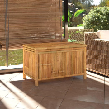 vidaXL Patio Storage Box 35.4x20.5x21.7 Bamboo