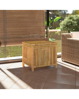 vidaXL Patio Storage Box 23.6x20.5x21.7 Bamboo