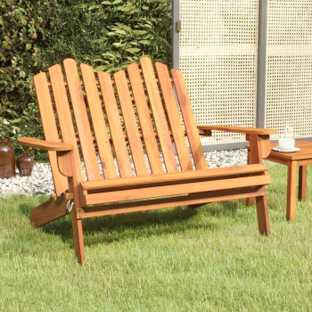 vidaXL Adirondack Patio Bench 49.6 Solid Wood Acacia