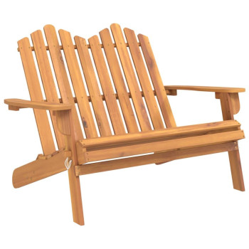 vidaXL Adirondack Patio Bench 49.6 Solid Wood Acacia