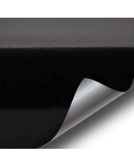 Vvivid Black Gloss Vinyl Vehicle Wrap For Trucks Cars Motorbikes Furniture Architectural 15Ft X 5Ft