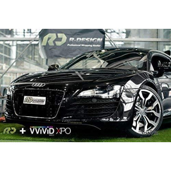 Vvivid Black Gloss Vinyl Vehicle Wrap For Trucks Cars Motorbikes Furniture Architectural 15Ft X 5Ft