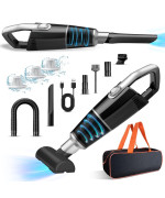 ekbas Car Vacuum Cordless- 9000PA High Power Scution Portable Vacuum for Car Deep Cleaning,Mini Vacuum Cleaner for Car/Office/Home/Travel (Black)