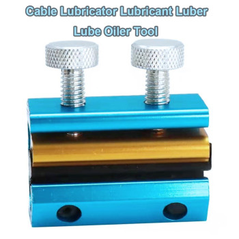 Cable Luber Tool Motorcycle Wire Oiler Cable Lubricator For Motorcycles Bicycle Scooter Bike Blue