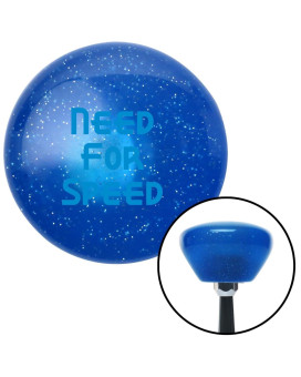 Blue Need for Speed Blue Retro Metal Flake Shift Knob with M16 x 1.5 Insert Shifter