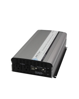 Aims Power Pwric1500W 1500 Watt Modified Sine Power Inverter With Battery Charger And Transfer Switch