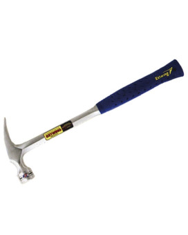 Estwing Framing Hammer 22 Oz Long Handle Straight Rip Claw With Smooth Face Shock Reduction Grip E322S