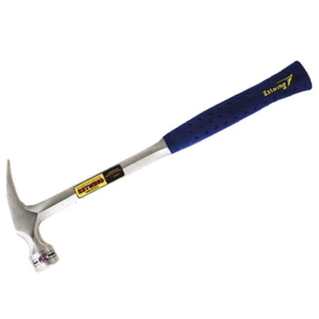 Estwing Framing Hammer 22 Oz Long Handle Straight Rip Claw With Smooth Face Shock Reduction Grip E322S