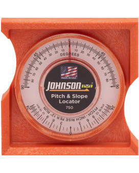 Johnson Level Tool 750 Pitch Slope Locator Orange 1 Level