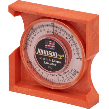 Johnson Level Tool 750 Pitch Slope Locator Orange 1 Level