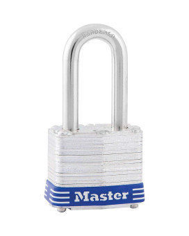 Master Lock 3Dlf Long Shackle Padlock W 112 Inch Shackle Steel