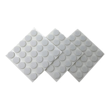 Shepherd Hardware 9957 38Inch Selfadhesive Felt Furniture Pads 75Pack White