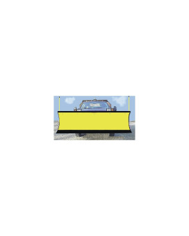 Yellow Poly Snow Plow Shield