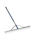 Midwest 10036 Aluminum Landscape Rake 36Inch Blue