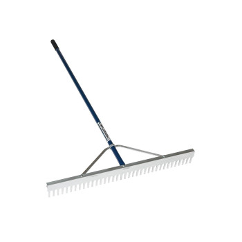 Midwest 10036 Aluminum Landscape Rake 36Inch Blue