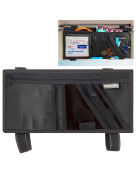 High Road Car Visor Organizer With Secure Zip Pockets Sunglasses Holder And Clear Registration And Insurance Pocket Heavy Dut