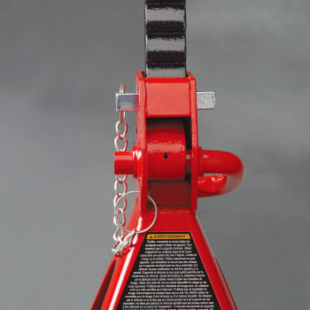 Big Red T42002A Torin Steel Jack Stands Double Locking 2 Ton 4 000 Lb Capacity Red 1 Pair