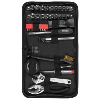 Performance Tool W1197 38 Piece Compact Tool Set With Zipper Case