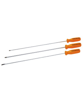 Performance Tool W924 Long Shaft Screwdriver Set 3Piece