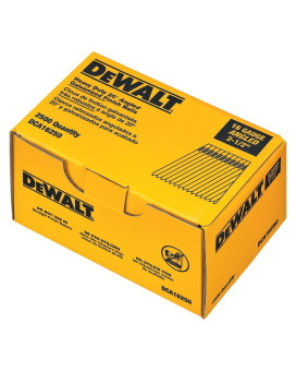 Dewalt Finish Nails 212Inch 16Ga 20Degree 2000Pack Dca16250