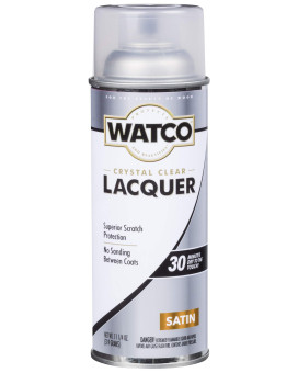 Watco 63281 1125 Oz Spray Pack Of 1 Clear Satin