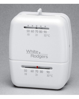 White Rodgers 1C20102 Single Stage Low Voltage Thermostat 24V Heat Only