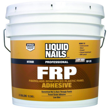 Liquid Nails Fiberglass Reinforced Panel Adhesive Frp310 35 Gal White 35 Gallon