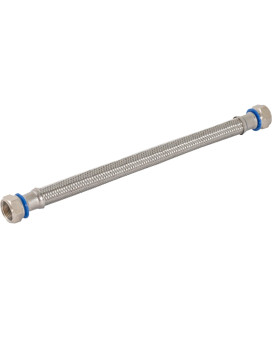 Eastman 24 Inch Steelflex Water Heater Connector 34 Inch X 34 Inch Fip Swivel Braided Stainless Steel Water Heater Connecto