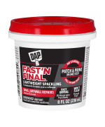 Dap 12140 Fast N Final Interior Exterior Spackle 12Pint White 8 Fl Oz Pack Of 1