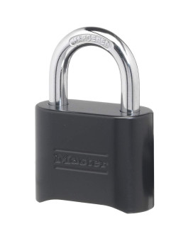 Master Lock 178D Set Your Own Combination Lock 1 Pack Black