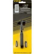 Enkay 3653 Offset Ratcheting Screwdriver Set Carded 3Piece