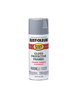 Rustoleum 7786830 Stops Rust Spray Paint 12 Oz Gloss Smoke Gray