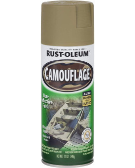 Rustoleum 1917830 Specialty Camouflage Spray Paint 12 Oz Khaki