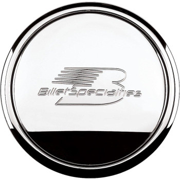 Billet Specialties 32620 Polished Billet Logo Horn Button