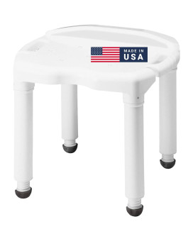 Carex Universal Bath Seat And Shower Chair Bath Chair Supports Up To 400 Pounds Adjustable Height Shower Bench Plastic Stoo