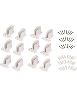 Closetmaid Wall Brackets White 12Pack 1782