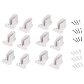 Closetmaid Wall Brackets White 12Pack 1782